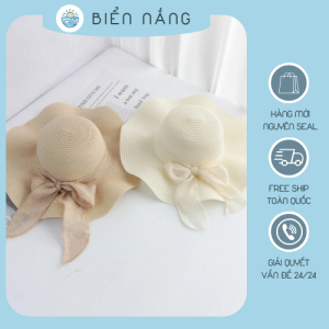Mũ Cói Tán Rộng – Che Nắng Tối Đa, Chuẩn Phong Cách Đi Biển