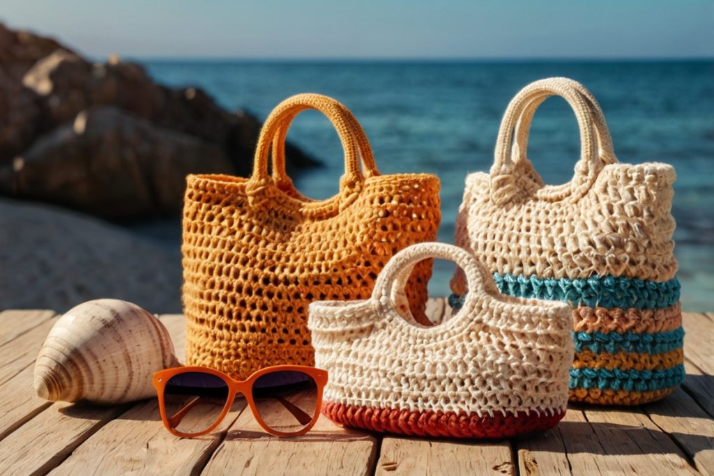 Cách chọn và móc túi đi biển bằng len bền đẹp cho mùa hè