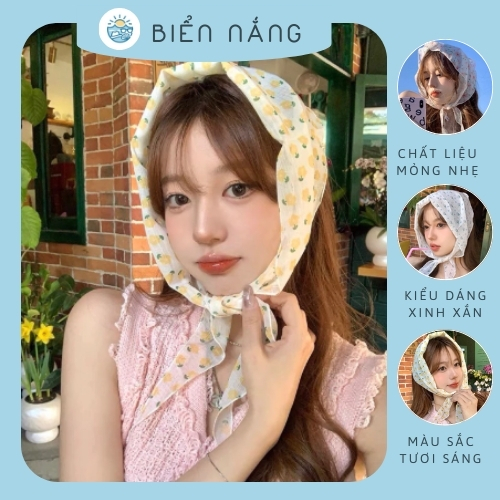 Khăn turban, khăn voan trùm đầu đi biển - Ảnh 2