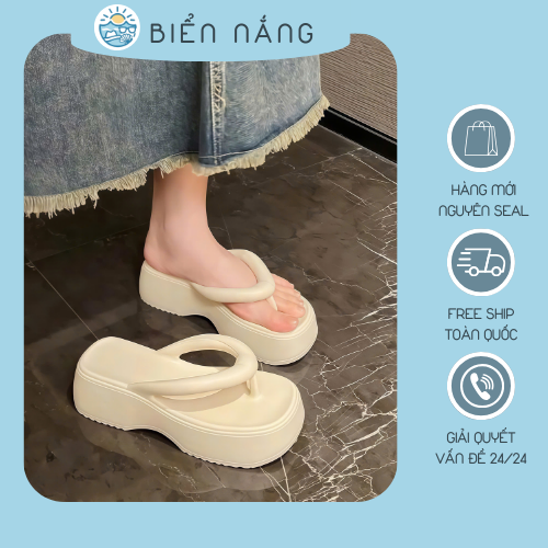 Dép đi biển cho nữ đế cao